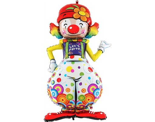 40IN PARTY CLOWN FOIL MAXILOON