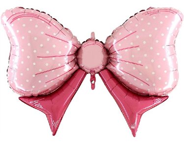 43IN PINK RIBBON FOIL BALLOON