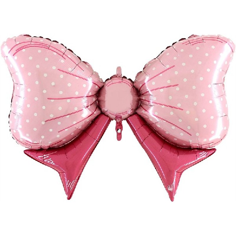 43IN PINK RIBBON FOIL BALLOON