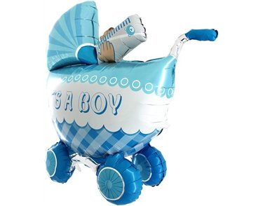 42IN ITS A BOY BUGGY 3D FOIL BALLOON