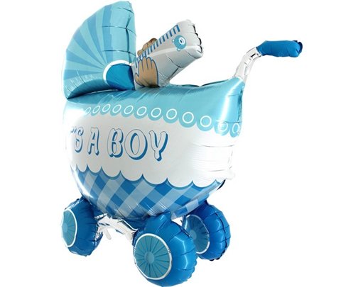42IN ITS A BOY BUGGY 3D FOIL BALLOON