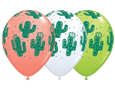 (25) 11IN CACTUSES QUALATEX