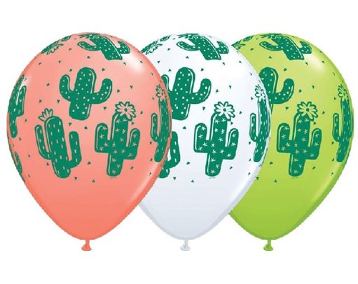 (25) 11IN CACTUSES QUALATEX