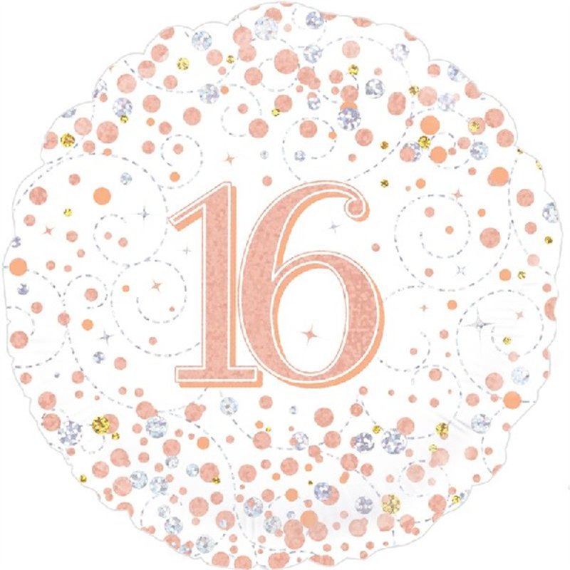 18IN SPARKLING FIZZ 16TH B/DAY FOIL