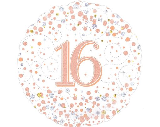 18IN SPARKLING FIZZ 16TH B/DAY FOIL