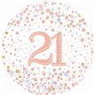 18IN SPARKLING FIZZ 21ST B/DAY FOIL