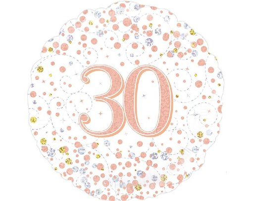 18IN SPARKLING FIZZ 30TH B/DAY FOIL