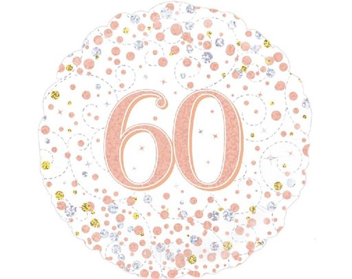 18IN SPARKLING FIZZ 60TH B/DAY FOIL