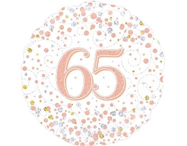 18IN SPARKLING FIZZ 65TH B/DAY FOIL