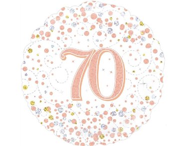 18IN SPARKLING FIZZ 70TH B/DAY FOIL