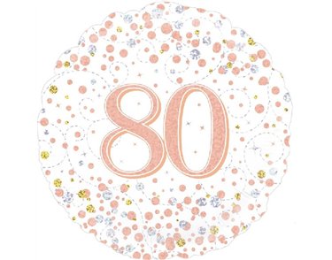 18IN SPARKLING FIZZ 80TH B/DAY FOIL