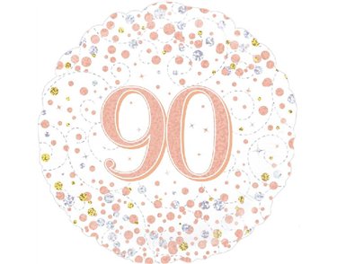 18IN SPARKLING FIZZ 90TH B/DAY FOIL