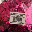 30GM 10MM CERISE PINK METALLIC CONFETTI