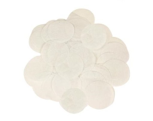 100G 25MM WHITE PAPER CONFETTI