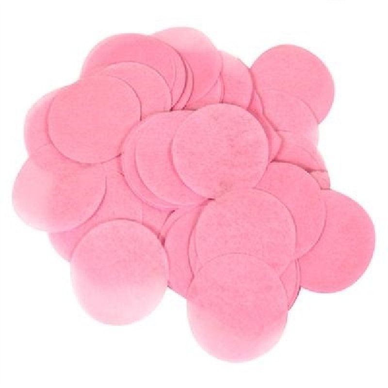 100G 25MM LIGHT PINK PAPER CONFETTI