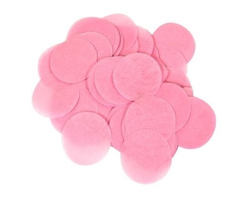 100G 25MM LIGHT PINK PAPER CONFETTI