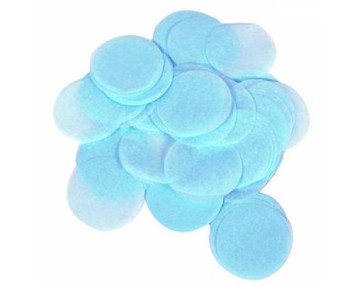 100G 25MM LIGHT BLUE PAPER CONFETTI