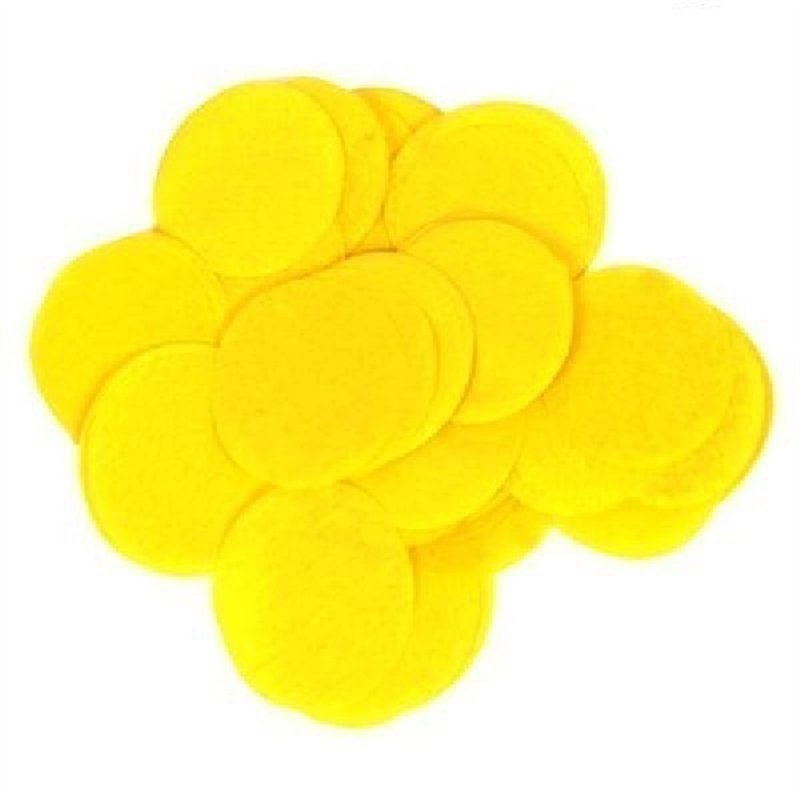 100G 25MM YELLOW PAPER CONFETTI