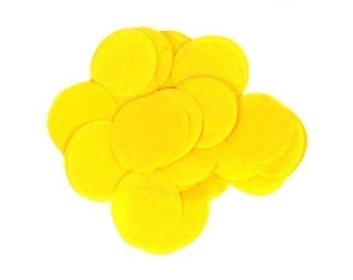 100G 25MM YELLOW PAPER CONFETTI