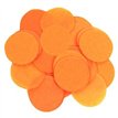 100G 25MM ORANGE PAPER CONFETTI