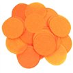 100G 55MM ORANGE PAPER CONFETTI