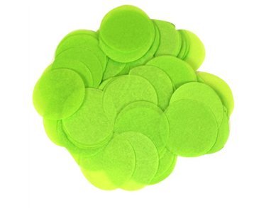 100G 55MM LIME GREEN PAPER CONFETTI