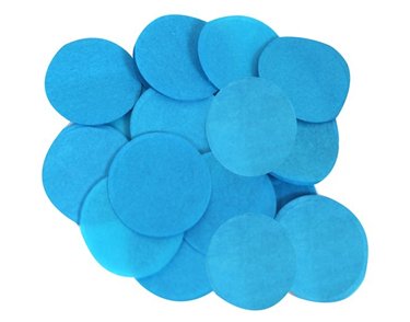 100G 55MM TURQUOISE PAPER CONFETTI