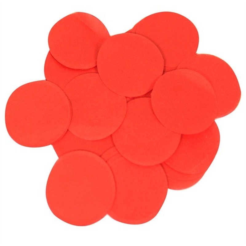 100G 55MM RED PAPER CONFETTI