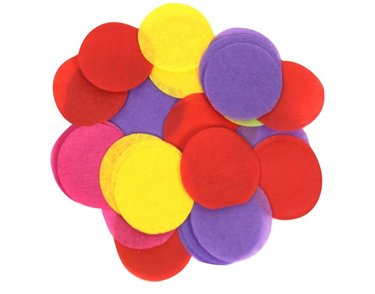 100G 55MM ASST PAPER CONFETTI