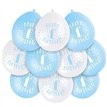 (10) 9IN BLUE HAPPY 1ST B/DAY BALLOONS