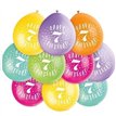 (10) 9IN HAPPY 7TH BIRTHDAY BALLOONS