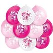(10) 9IN BIRTHDAY GIRL BALLOONS
