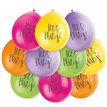 (10) 9IN LETS PARTY BALLOONS
