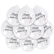 (10) 9IN HAPPY ANNIVERSARY BALLOONS