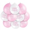 (10) 9IN PINK BABY SHOWER BALLOONS