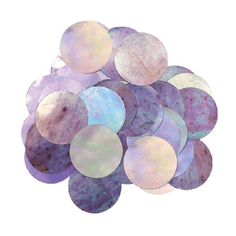 50G 10MM METALLIC IRIDESCENT CONFETTI