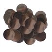 50G 10MM METALLIC BLACK CONFETTI