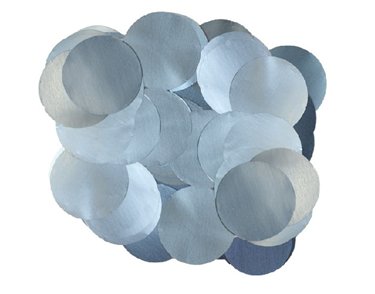 50G 10MM METALLIC PEARL LIGHT BLUE CONFETTI