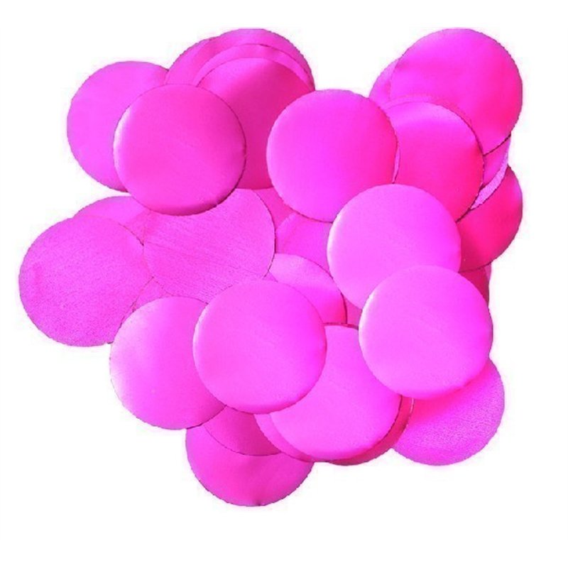 50G 10MM METALLIC PEARL FUCHSIA CONFETTI
