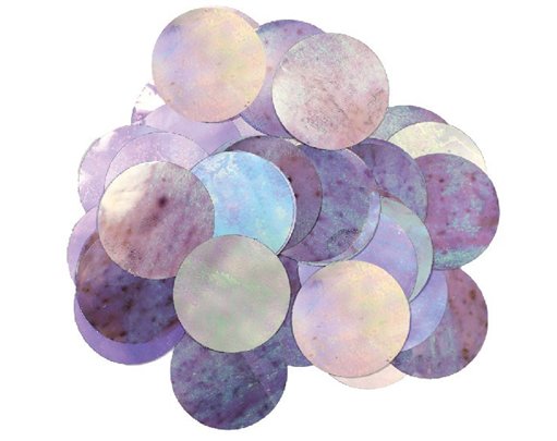 50G 25MM METALLIC IRIDESCENT CONFETTI