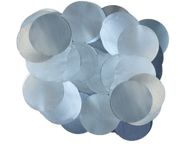 50G 25MM METALLIC PEARL LIGHT BLUE CONFETTI