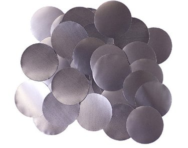 50G 25MM METALLIC PEARL GRAPHITE CONFETTI