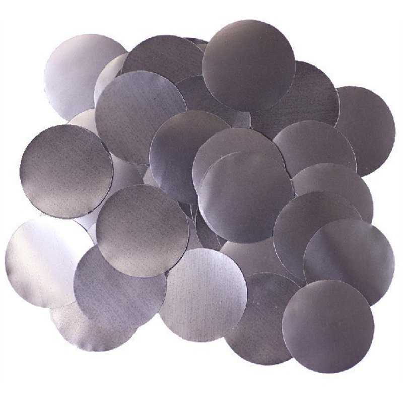 50G 25MM METALLIC PEARL GRAPHITE CONFETTI