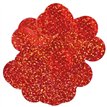 50G 25MM HOLOGRAPHIC RED CONFETTI