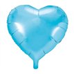 45CM SKY BLUE HEART FOIL BALLOON