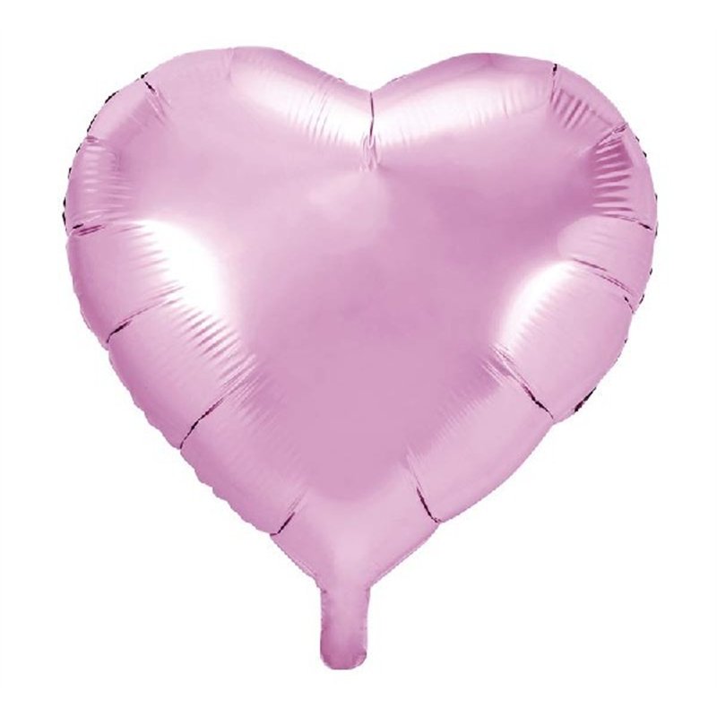 45CM LIGHT PINK HEART FOIL BALLOON