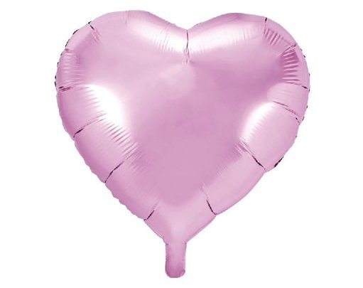 45CM LIGHT PINK HEART FOIL BALLOON