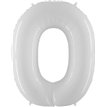 NO. 0 WHITE PLASTIC JUMBO BALLOON