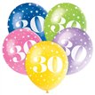 (5) 12IN NUMBER 30 BALLOONS