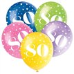 (5) 12IN NUMBER 80 BALLOONS